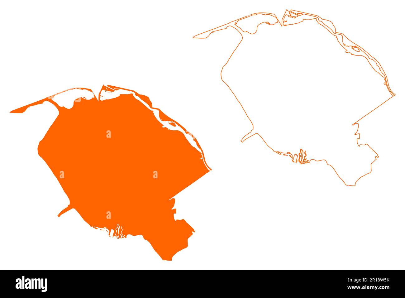 Voorne aan Zee municipality (Kingdom of the Netherlands, Holland, South