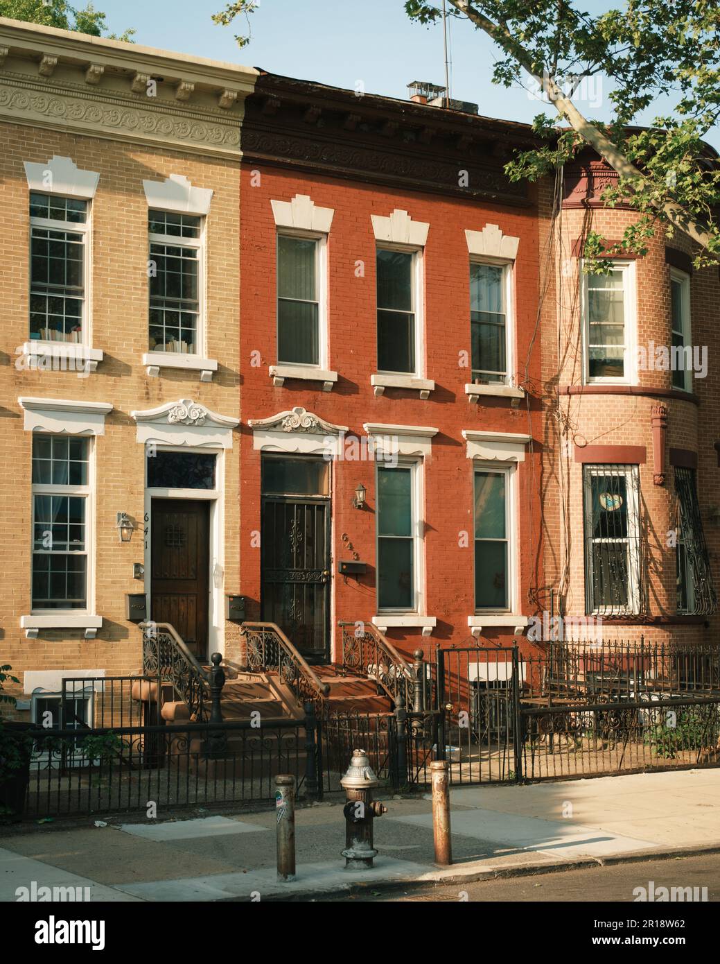 Houses in Crown Heights, Brooklyn, New York Stock Photo Alamy