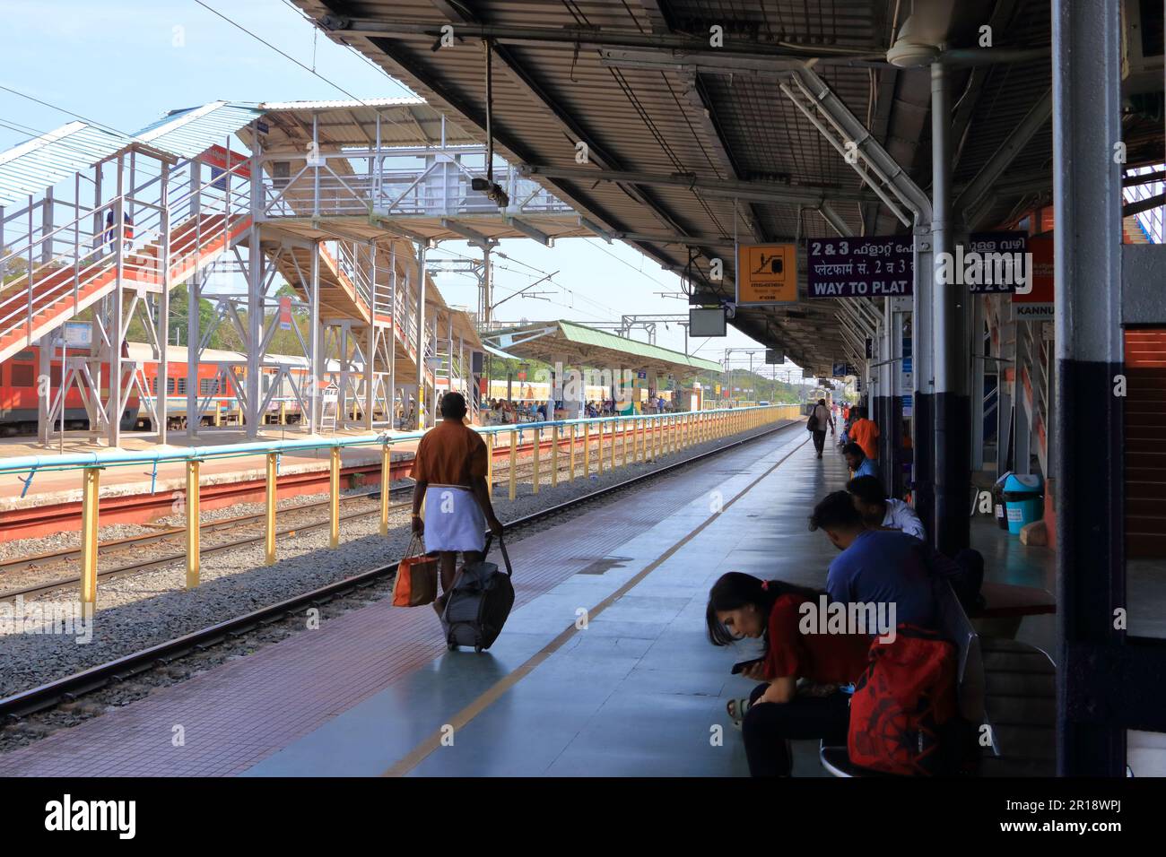 December 30 2022 Kannur, Kerala in India People waiting for the