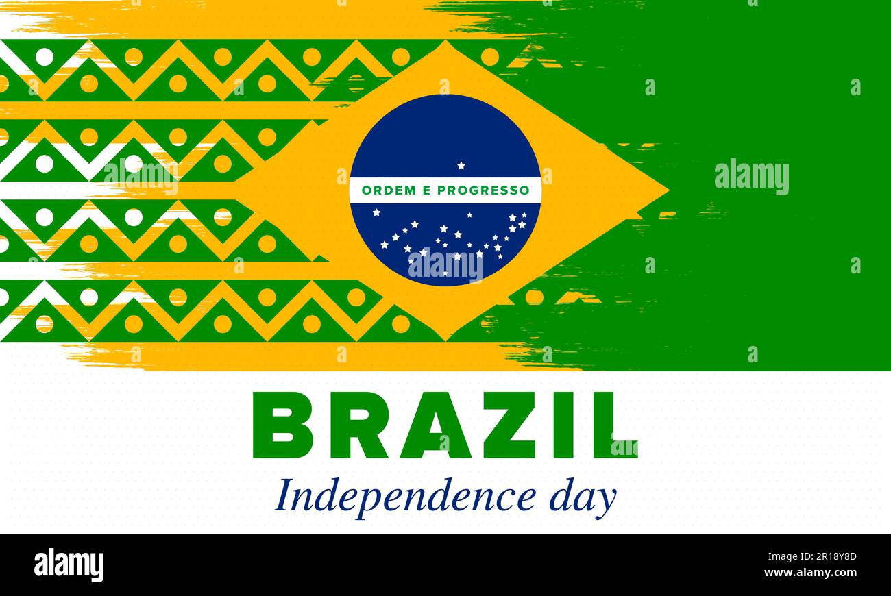 Brazil Independence Day. Happy national holiday. Freedom day. Celebrate ...