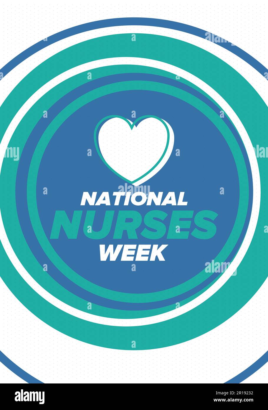 National Nurses Week. Thank you nurses. Medical and health care ...