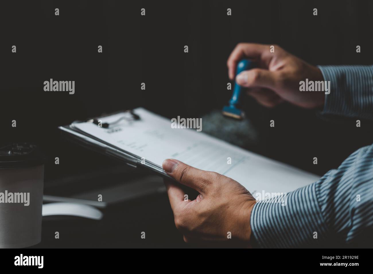 Approval stamp hi-res stock photography and images - Alamy