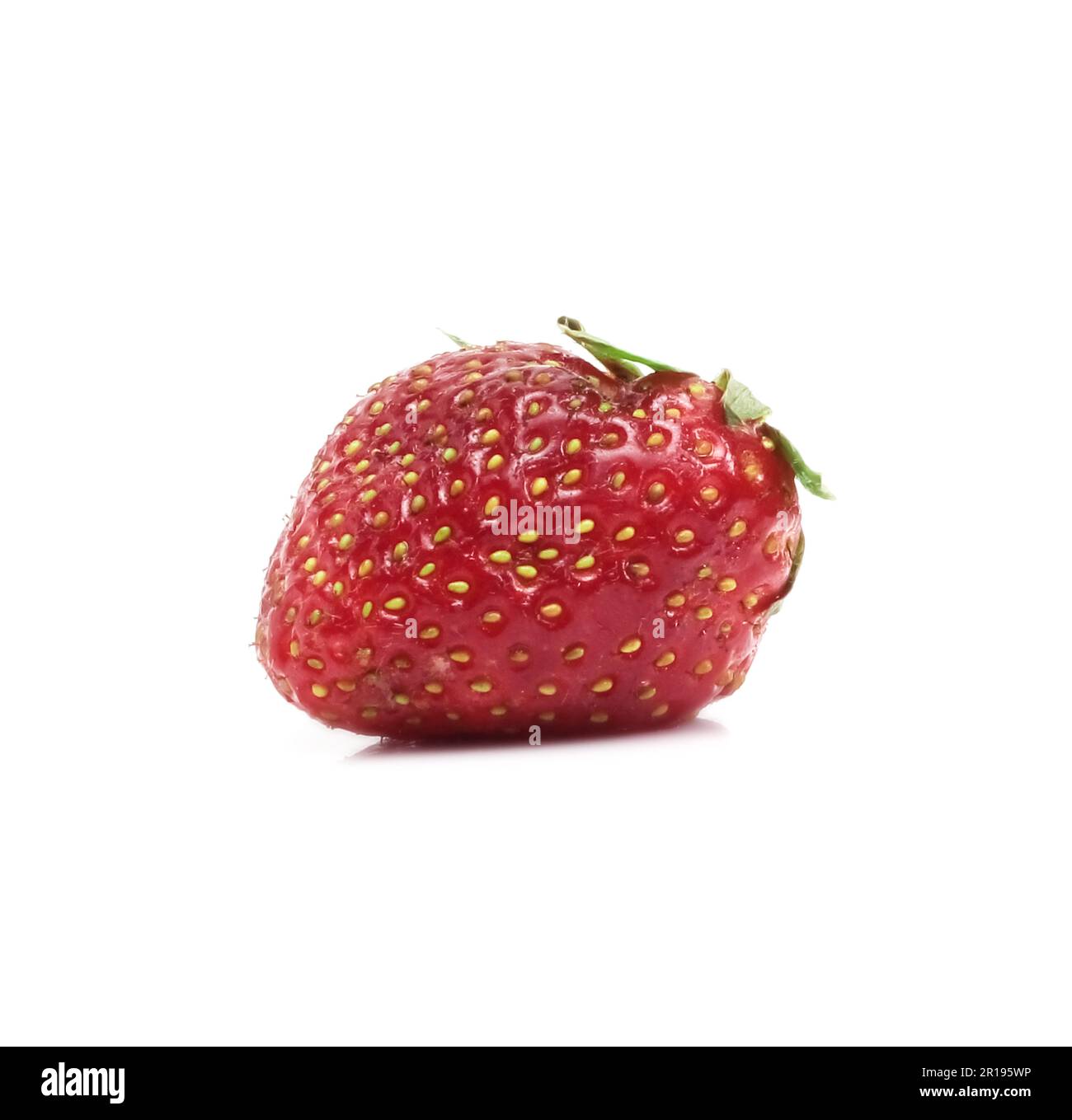 Red strawberry isolated on white background Stock Photo
