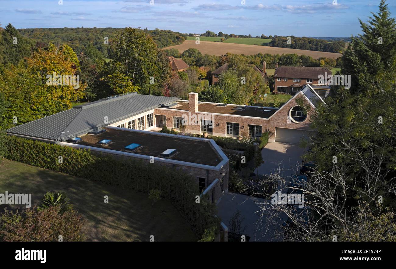 Bird's eye view. Berkhamsted House, Berkhamsted, United Kingdom