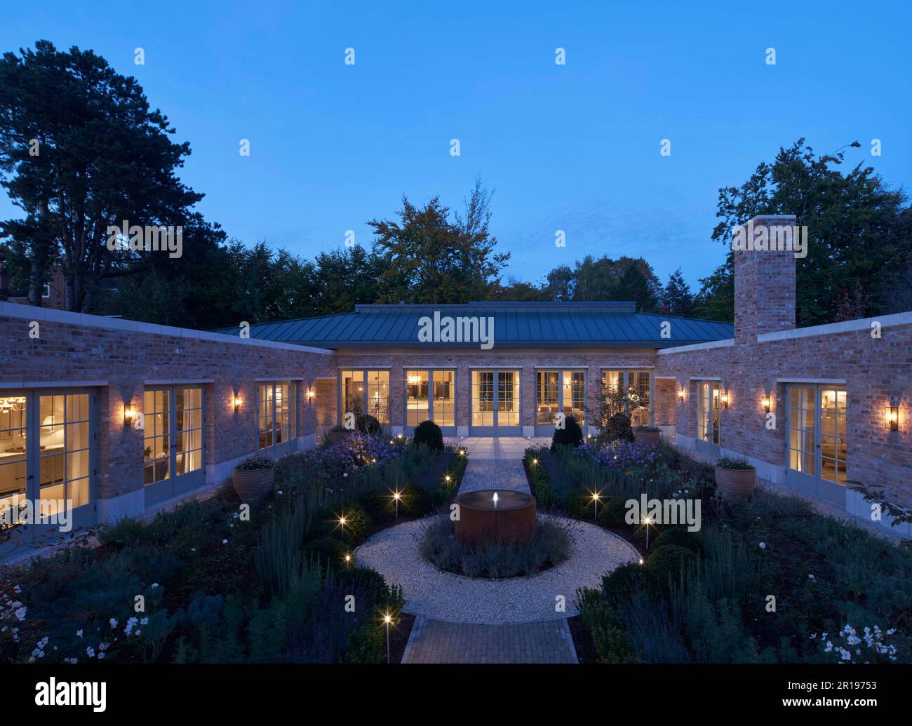 Overall view from entrance at dusk. Berkhamsted House, Berkhamsted