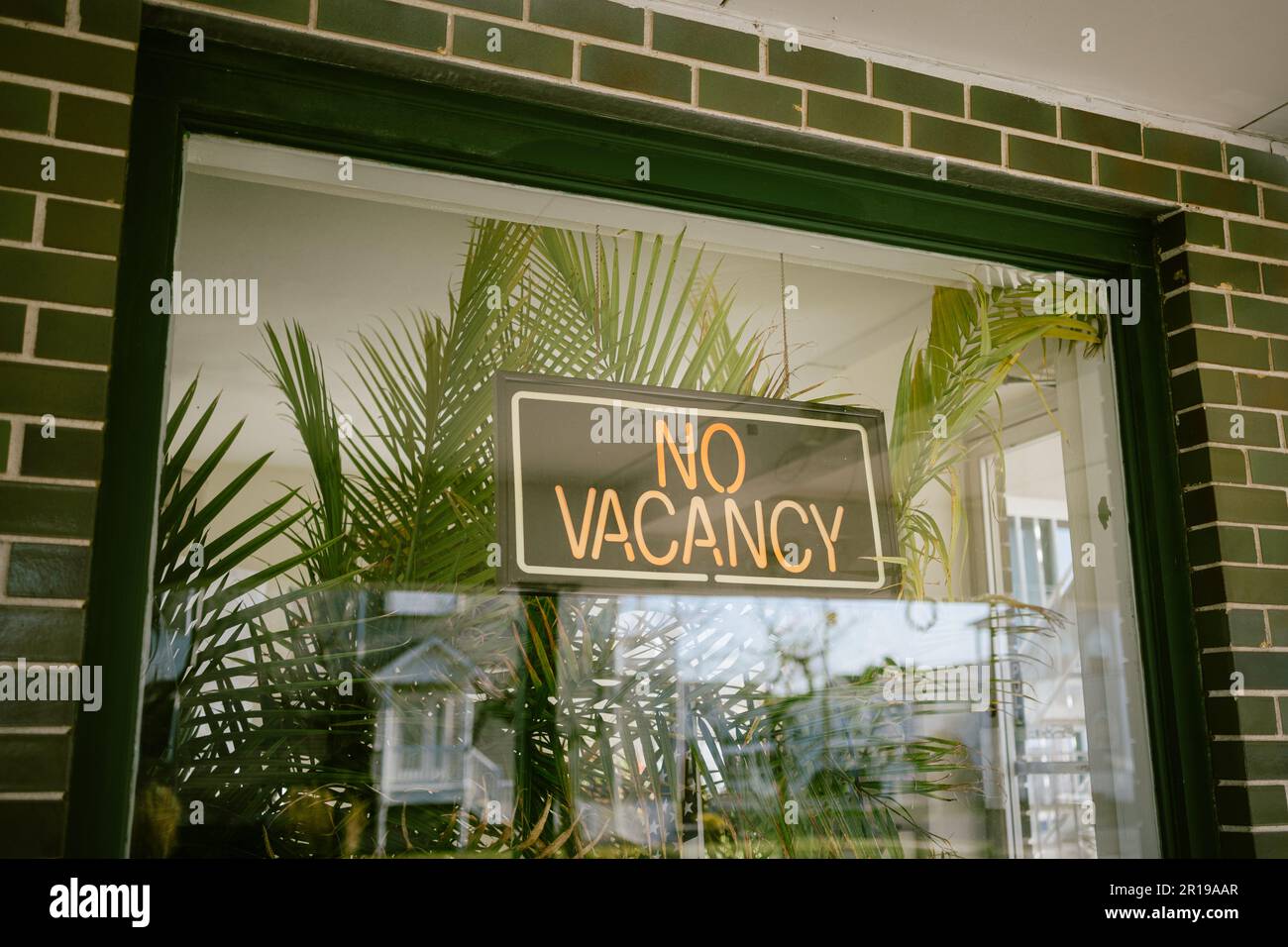No Vacancy sign in Wildwood, New Jersey Stock Photo
