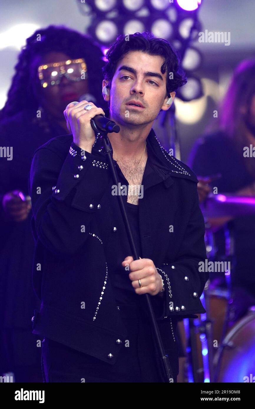 New York, NY, USA. 12th May, 2023. Joe Jonas, Jonas Brothers on stage ...