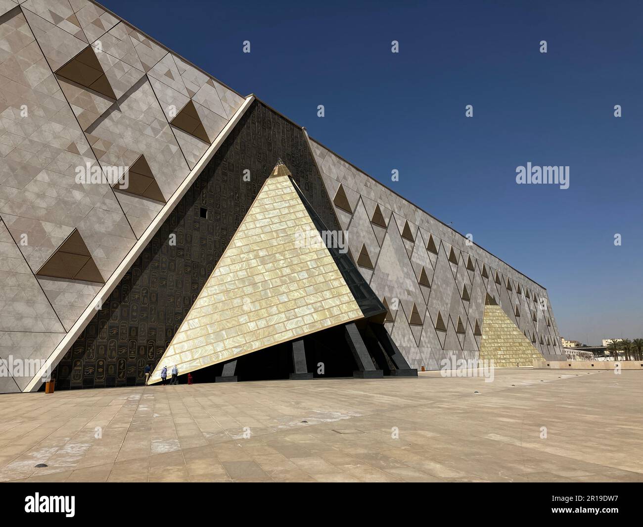 Picture of the Grand Egyptian Museum from outside Stock Photo