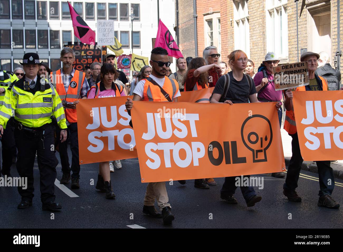 FILE PICS 12th May 2023 London UK 13 Just Stop Oil Activists Were file-pics-12th-may-2023-london-uk-13-just-stop-oil-activists-were