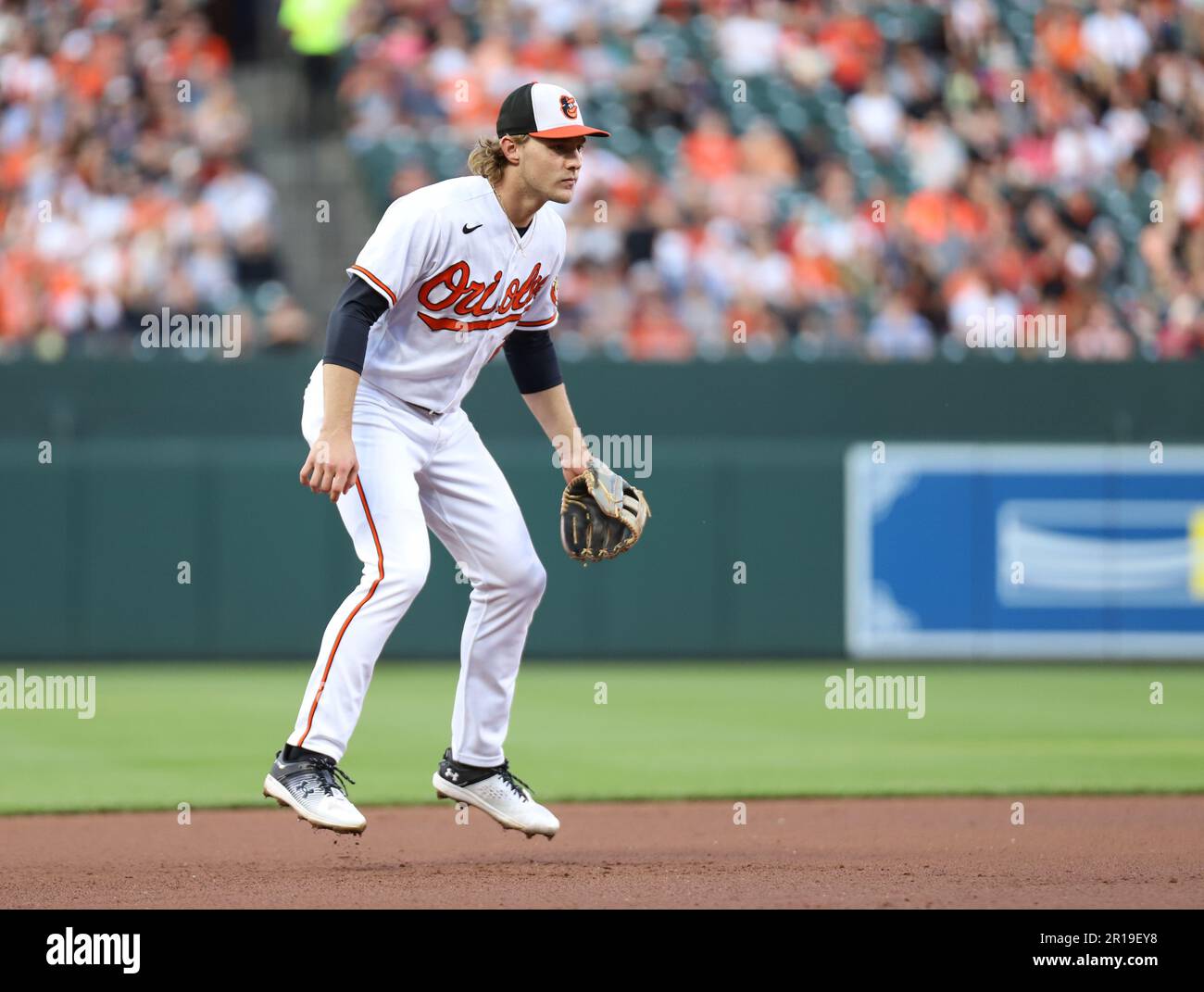 Baltimore Orioles third baseman Gunnar Henderson (2) in the fielding