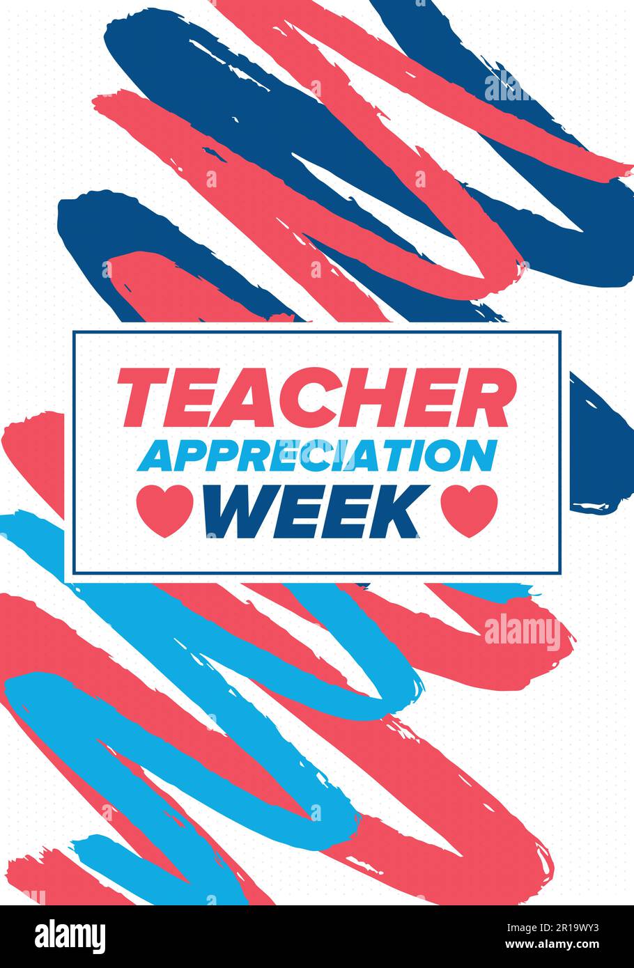 Teacher Appreciation Week in United States. Celebrated in May. In