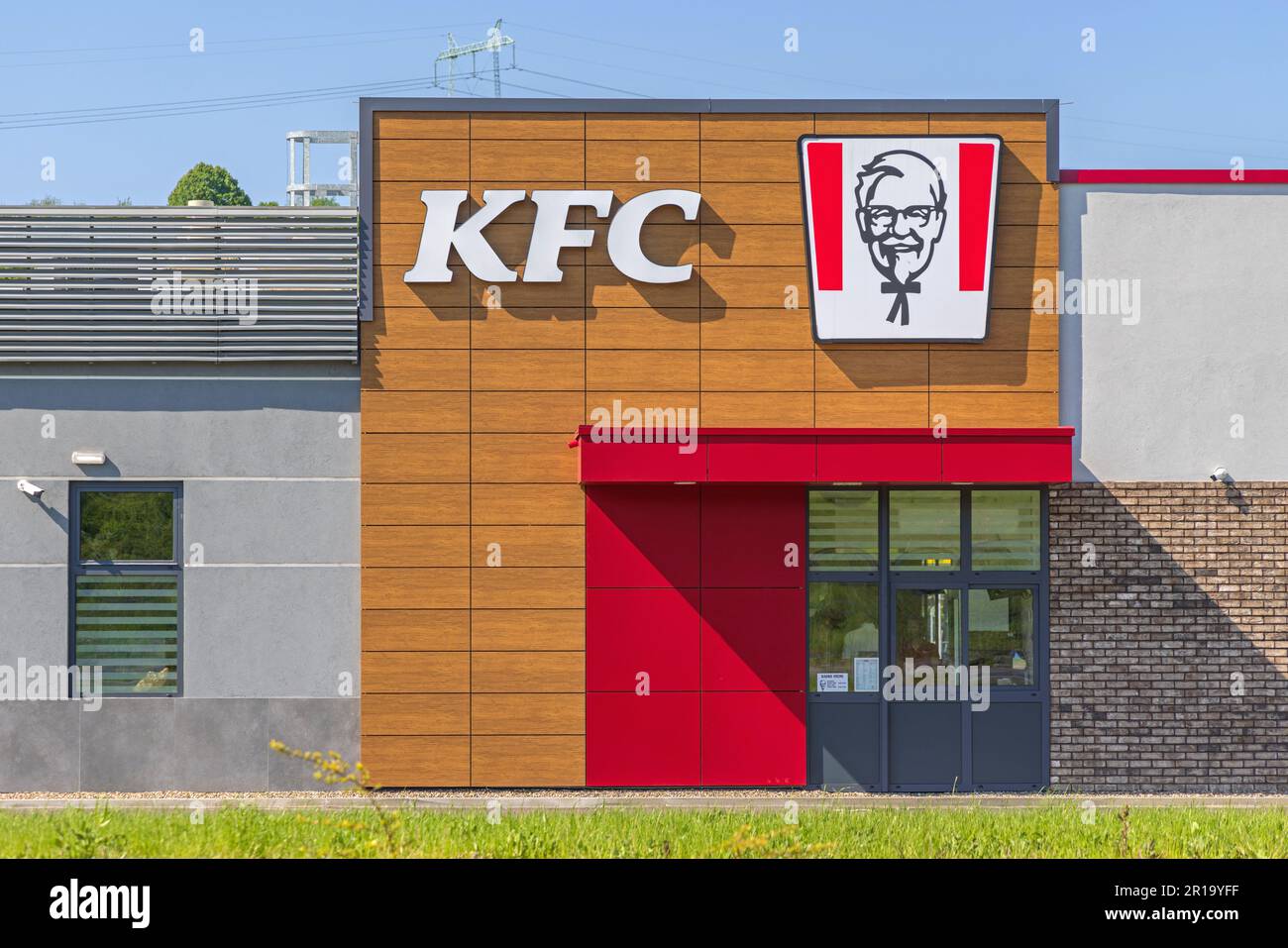 Belgrade, Serbia May 06, 2023 Fast Food Restaurant Kfc With Kfc