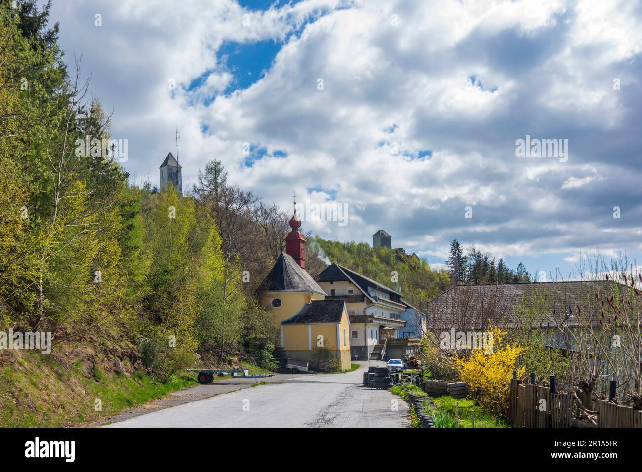 Puch bei Weiz church Mariabrunn at mountain Kulm in Steirisches