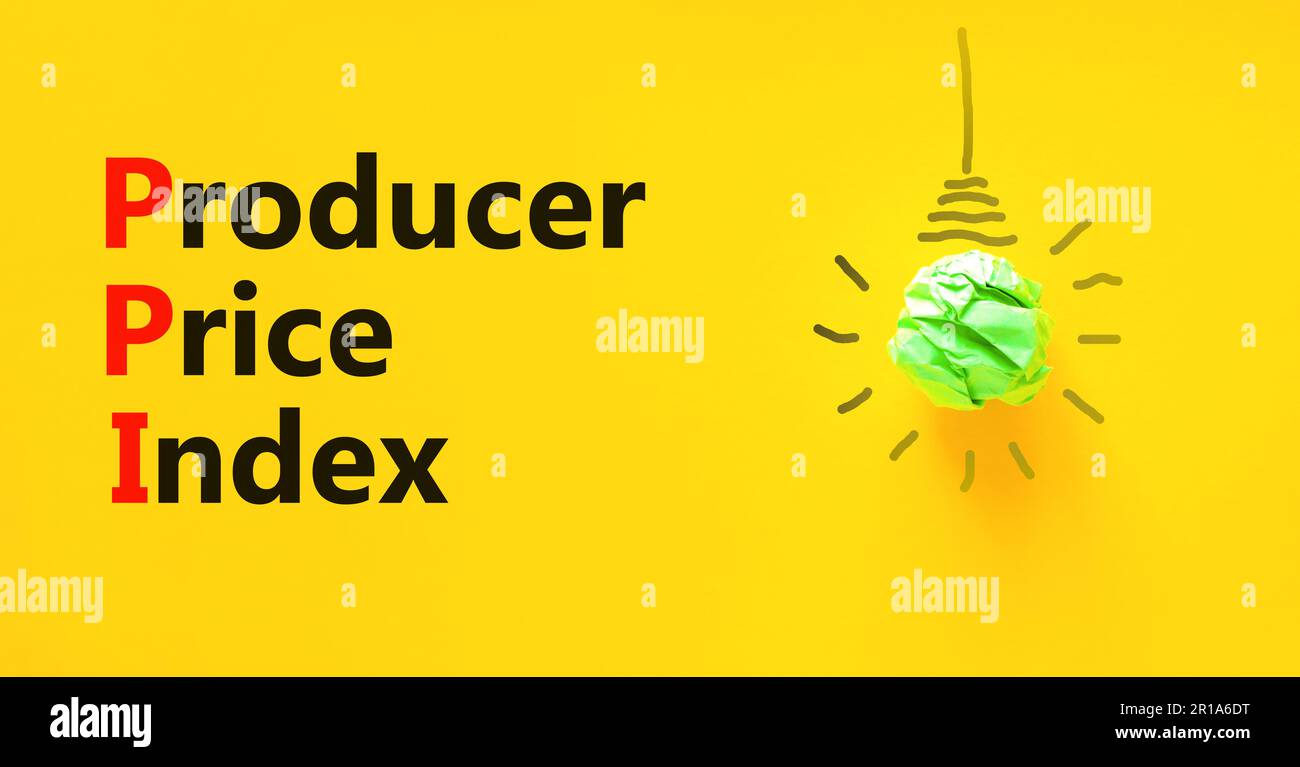 PPI Producer Price Index Symbol. Concept Words PPI Producer Price Index ...