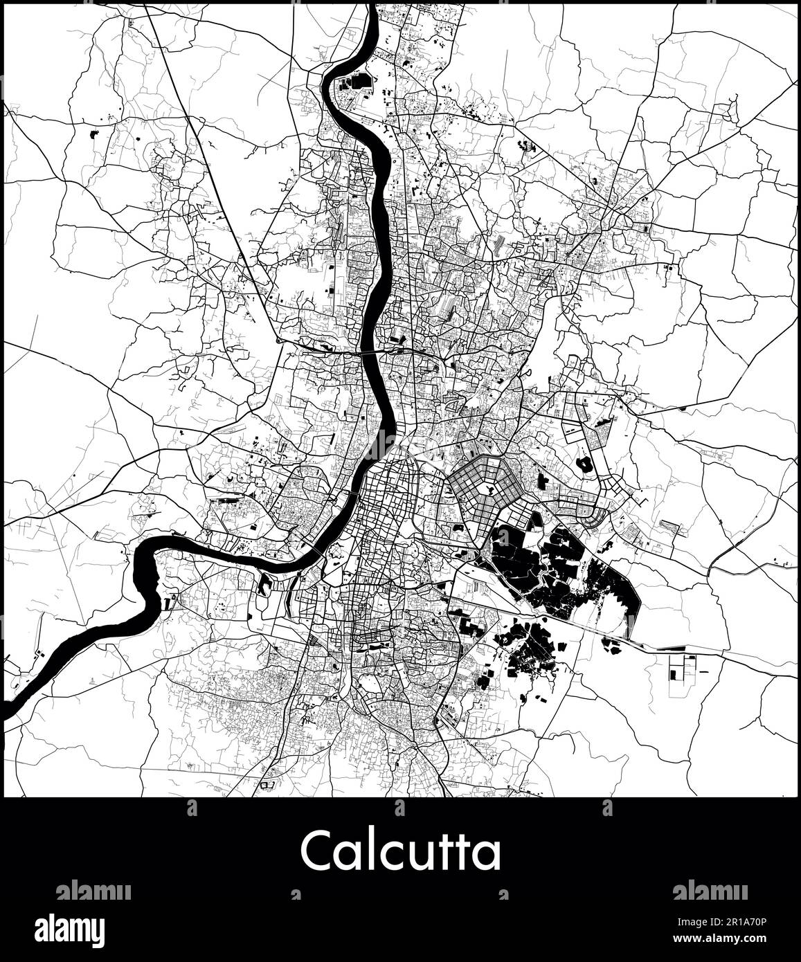 Calcutta street Stock Vector Images - Alamy