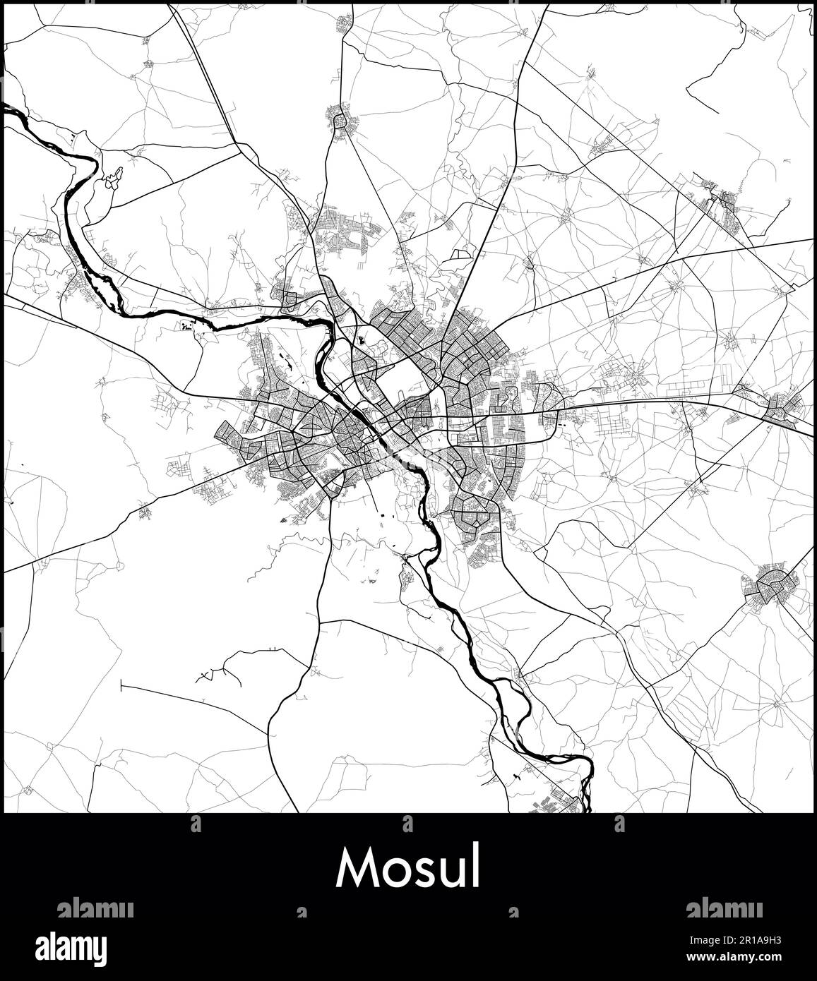 Mosul city Stock Vector Images Alamy