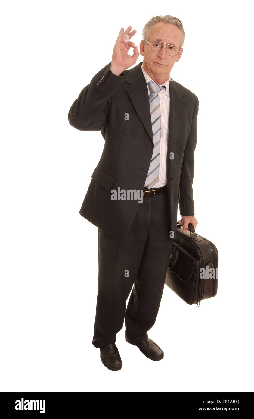 Senior business man with a rather interesting expression Stock Photo ...