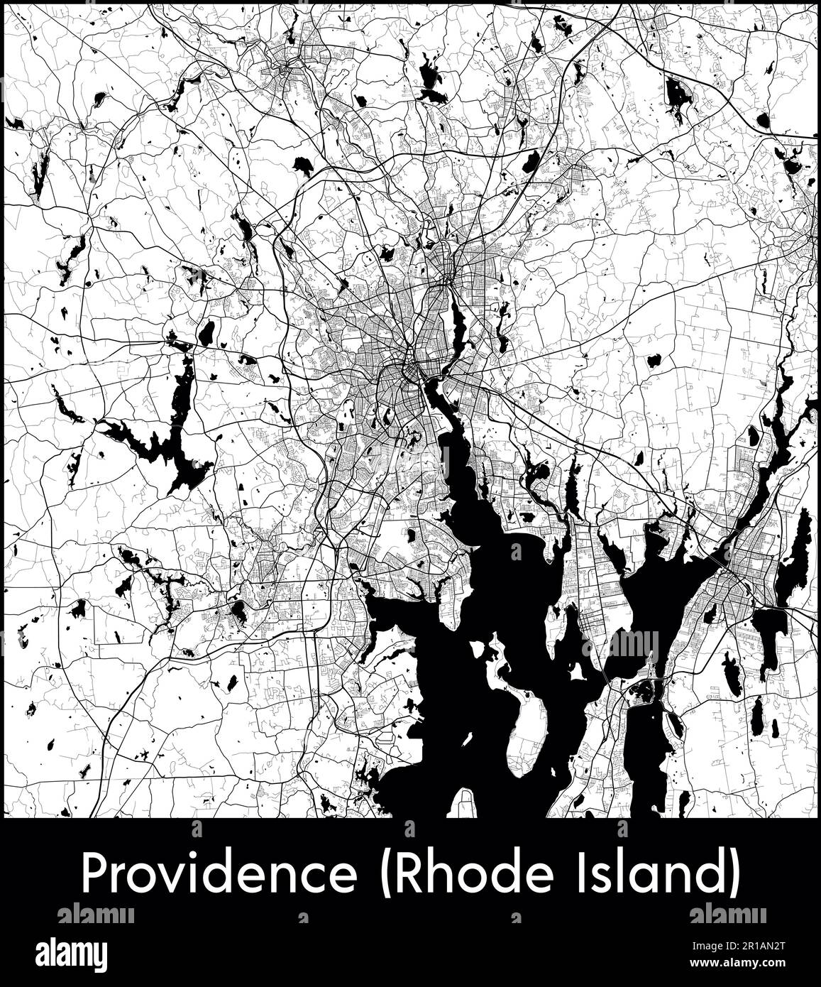 City Map North America United States Providence Rhode Island Vector City Map North America United States Providence Rhode Island Vector Illustration 2R1AN2T 