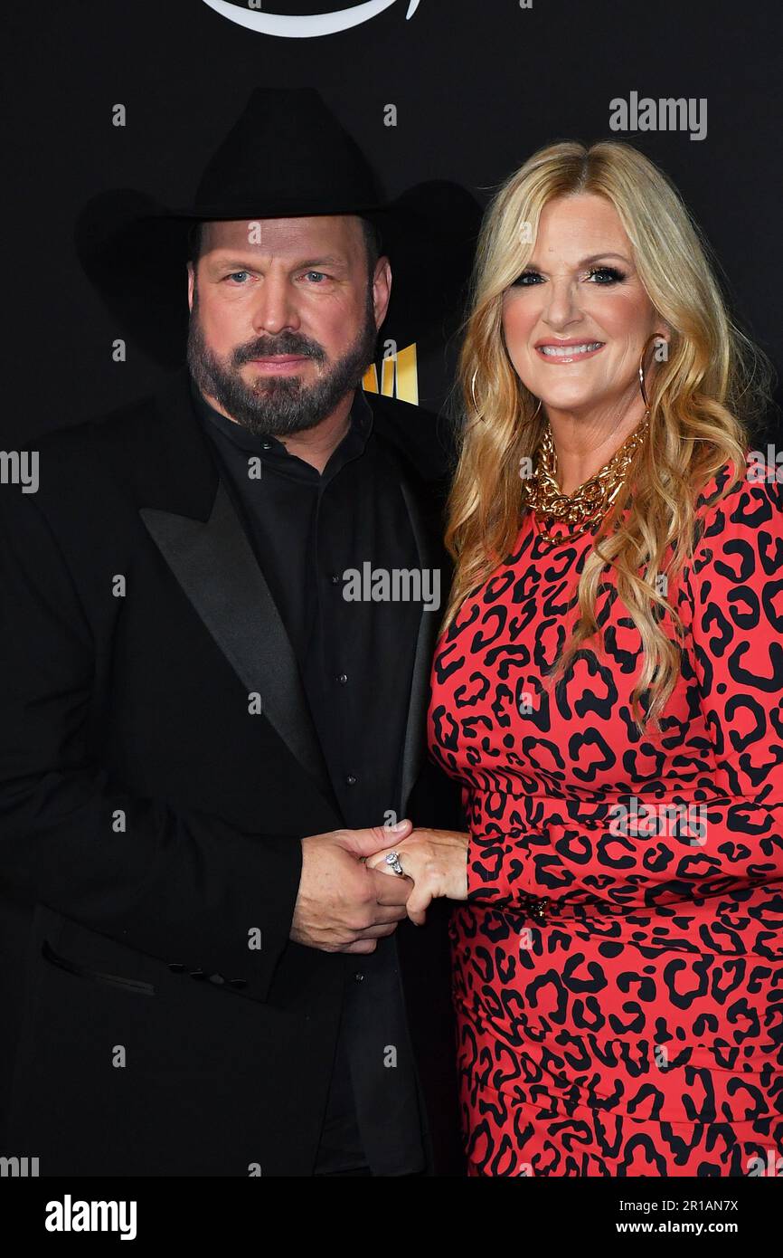 Garth Brooks, Trisha Yearwood attend the 58th Academy Of Country Music