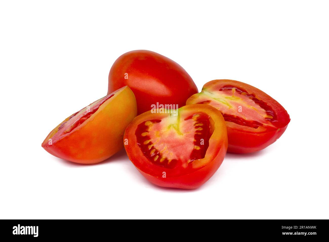Tomato isolated on white background. Fresh red tomato with clipping ...