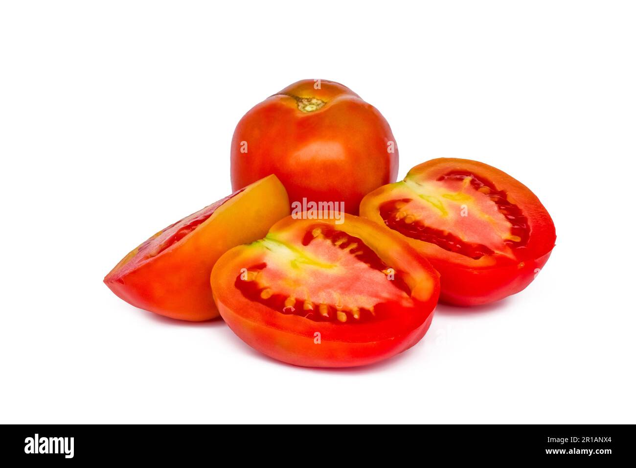 Tomato isolated on white background. Fresh red tomato with clipping ...