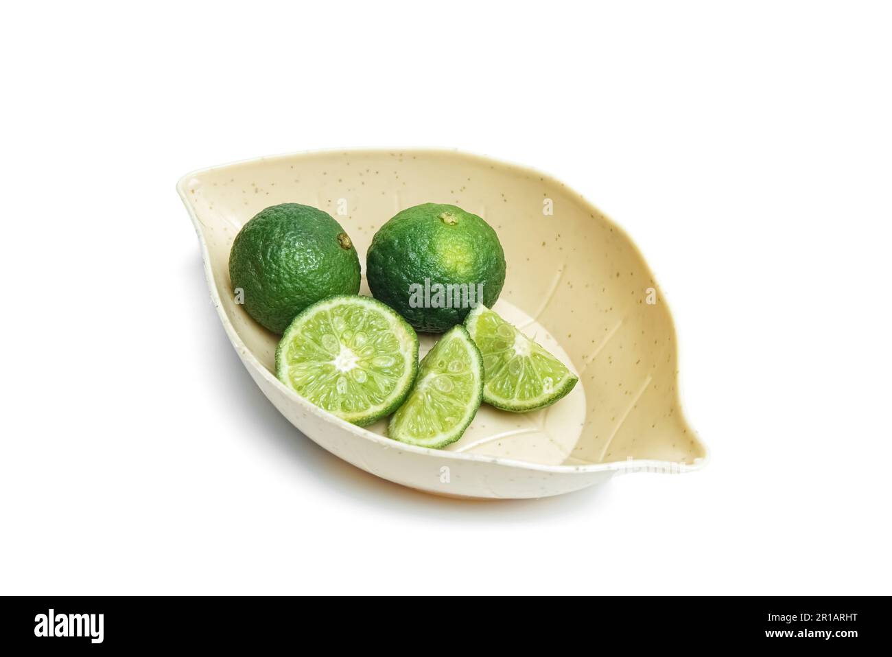 Group limes sliced isolated hi-res stock photography and images - Alamy