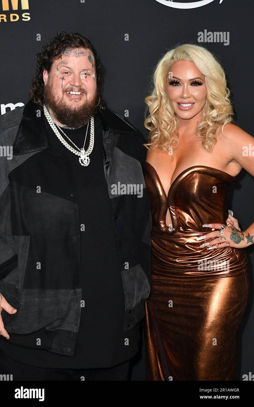 Jelly Roll, Bunnie Xo attend the 58th Academy Of Country Music Awards at  The Ford Center at The Star on May 11, 2023 in Frisco, Texas. Photo: Casey  Flanigan/imageSPACE/MediaPunch Stock Photo -