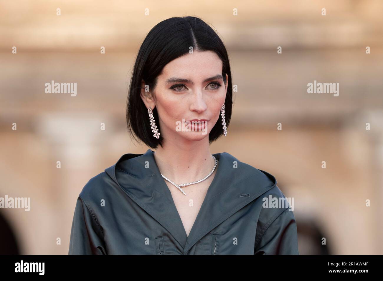 Rome, Italy, May 12, 2023 Meadow Walker attends at red carpet for the