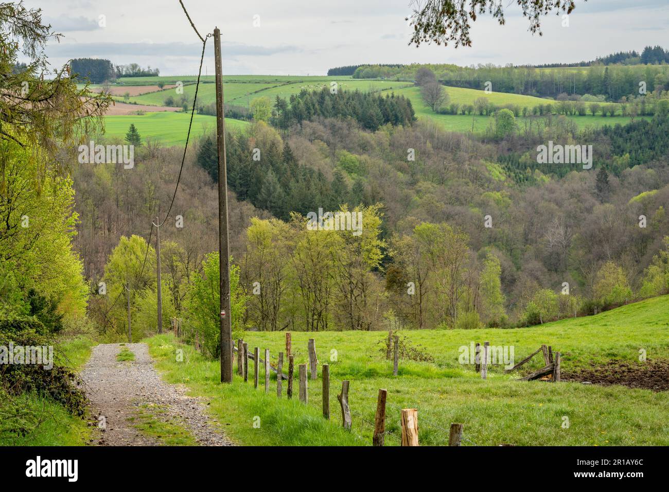 Landscape of Bouillon, hiking in belgian Ardennes Stock Photo Alamy