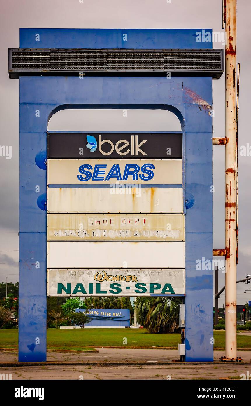 Belk is the only store remaining at the oncethriving Singing River Mall, May 11, 2023, in