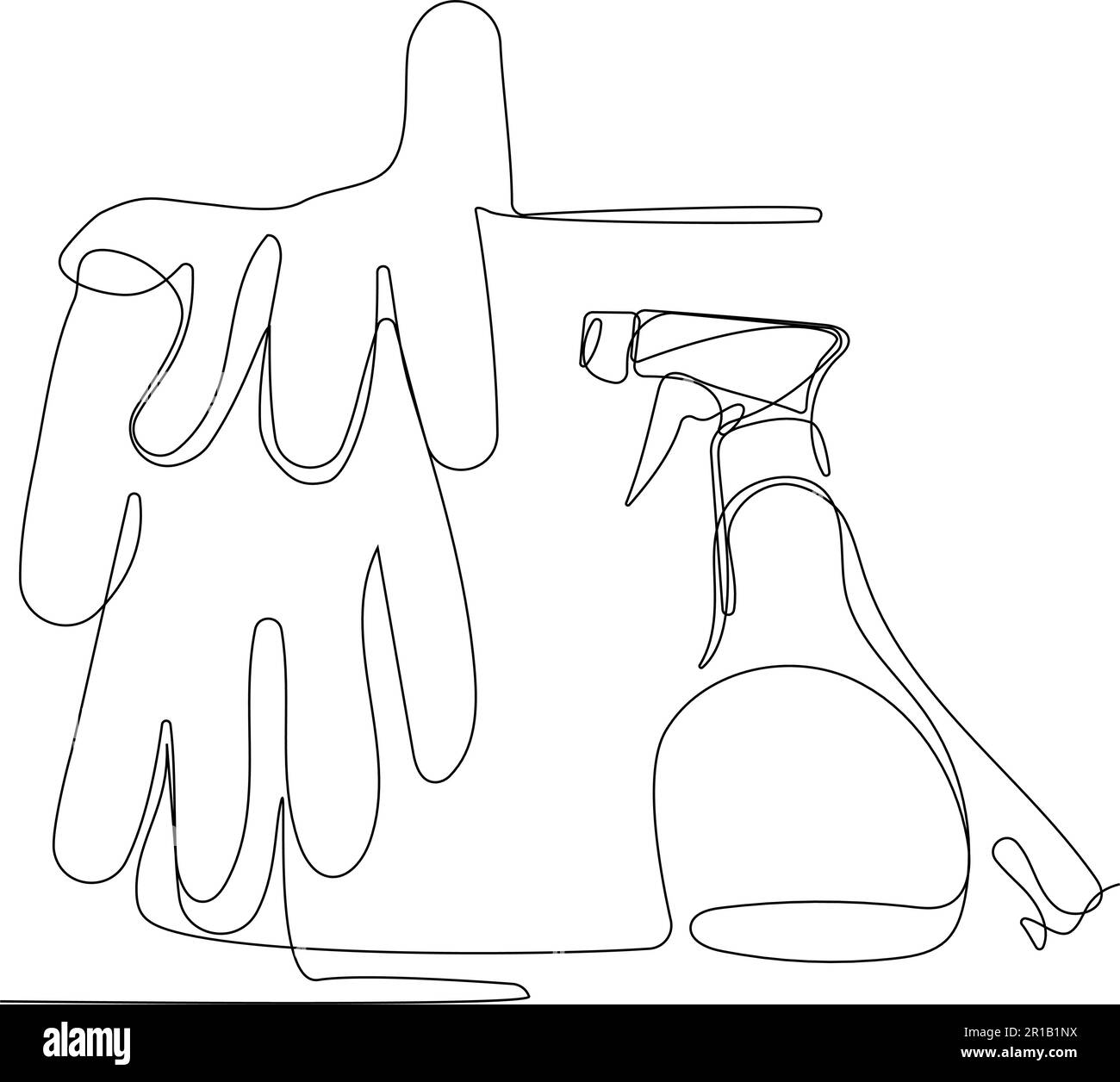 Home cleaning service landing page design concept, illustration of