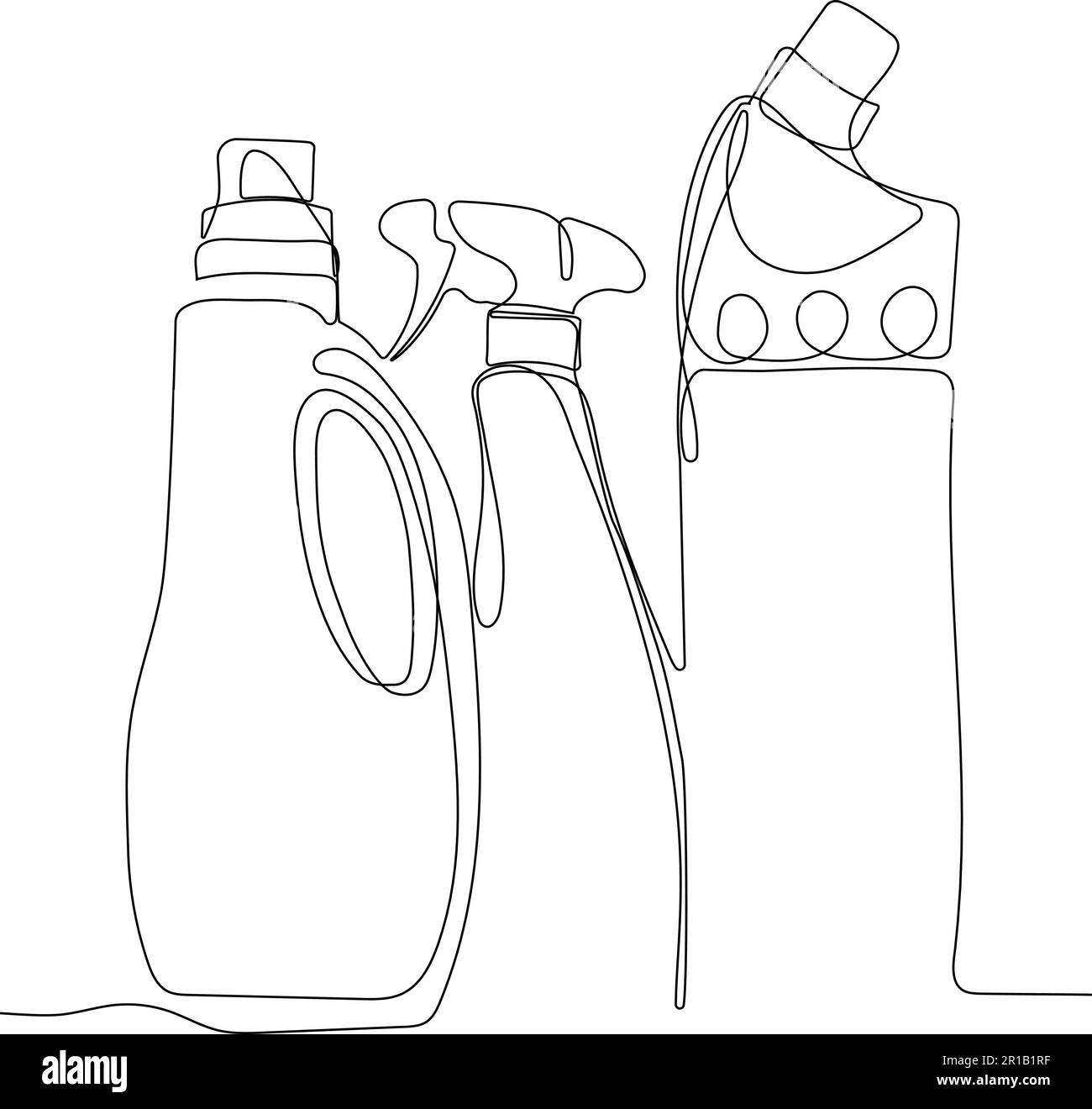 Home cleaning service landing page design concept, illustration of