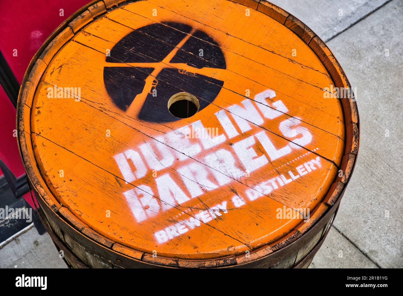 Dueling Barrel's in Pikeville Ky USA 2023 Stock Photo