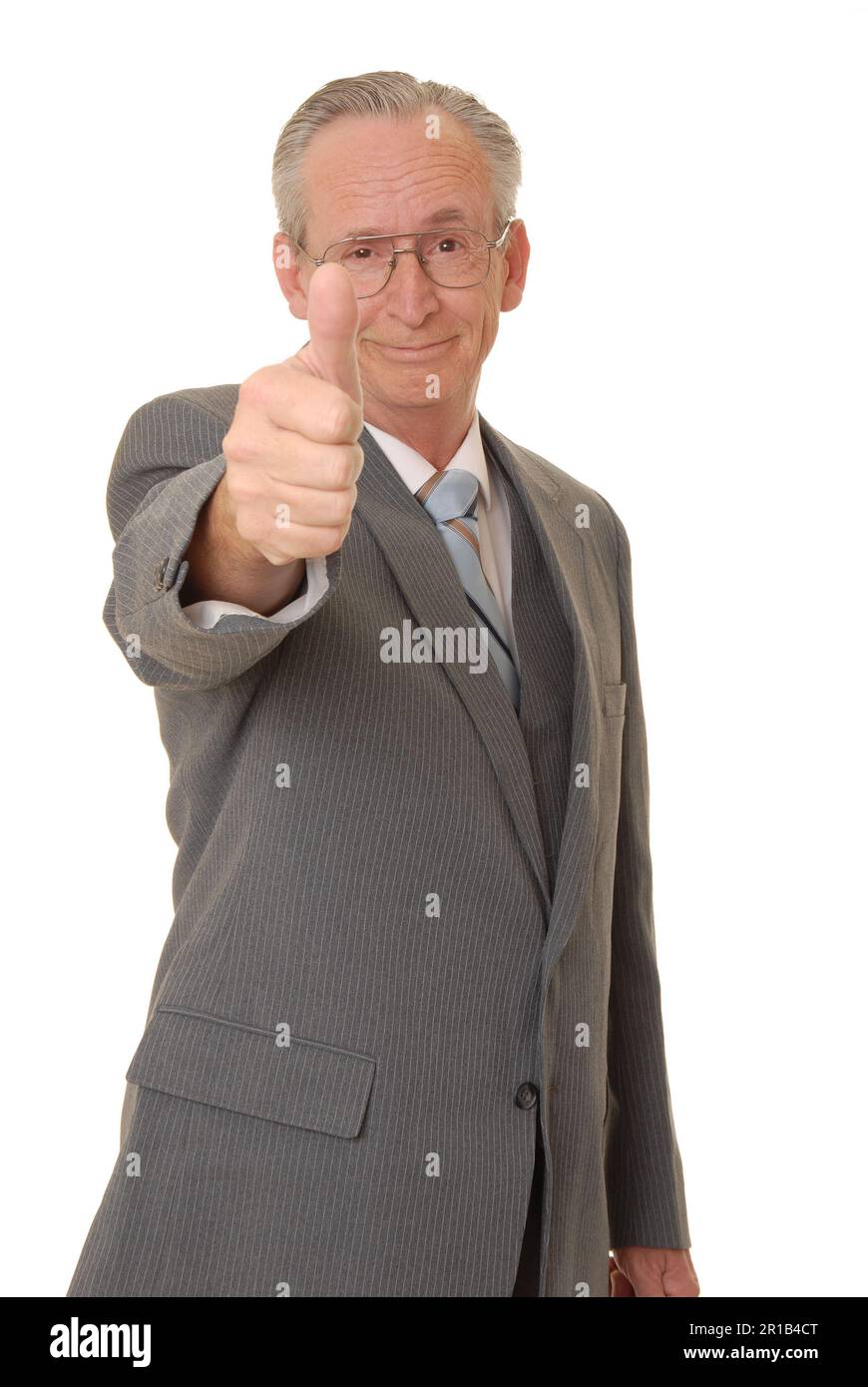 Senior businessman with a rather interesting expression Stock Photo - Alamy