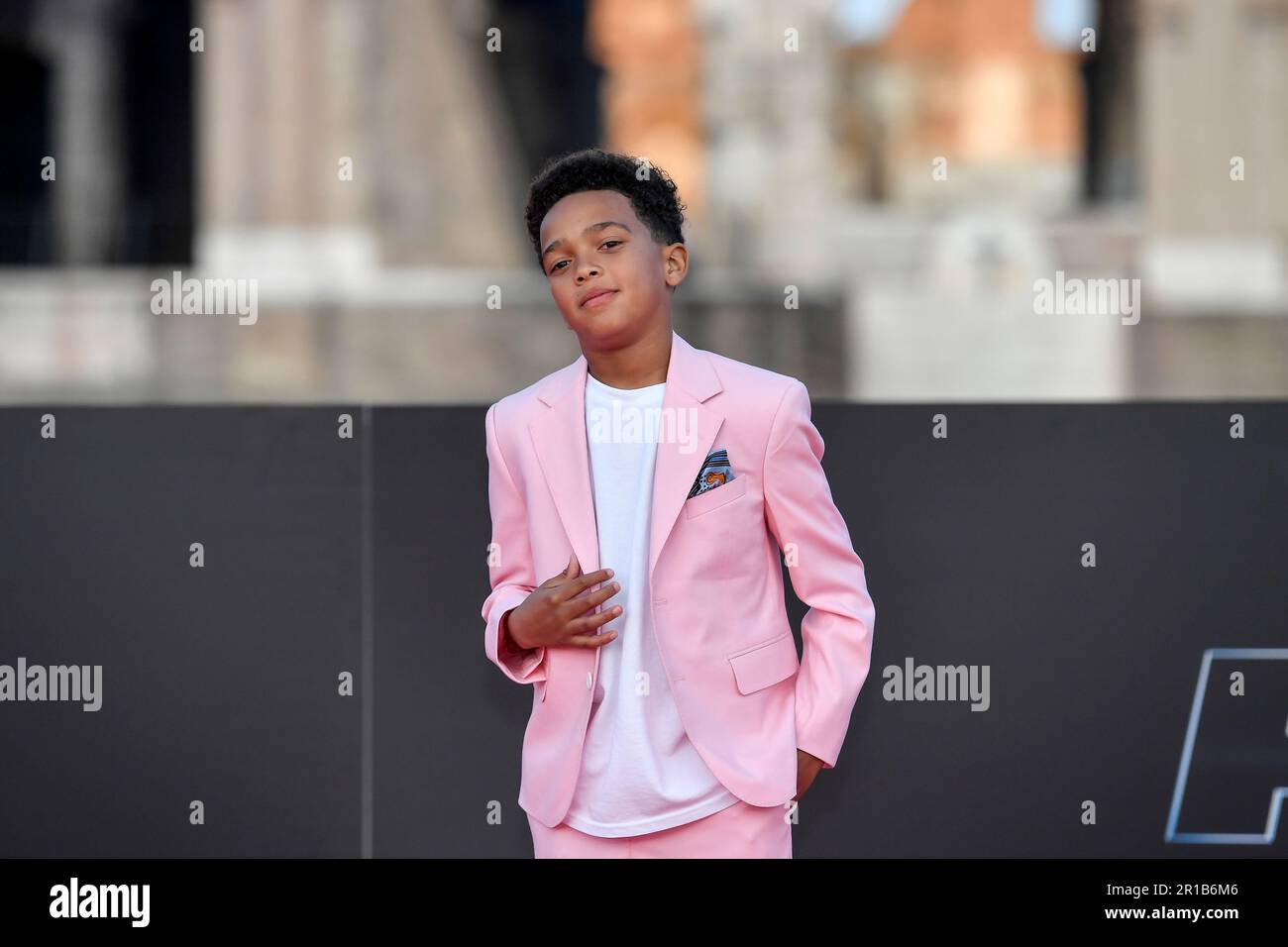 Rome, Italy. 12th May, 2023. Actor Leo Abelo Perry attends the ‘Fast X