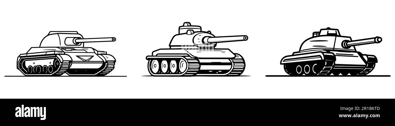 Army tank Black and White Stock Photos & Images - Alamy