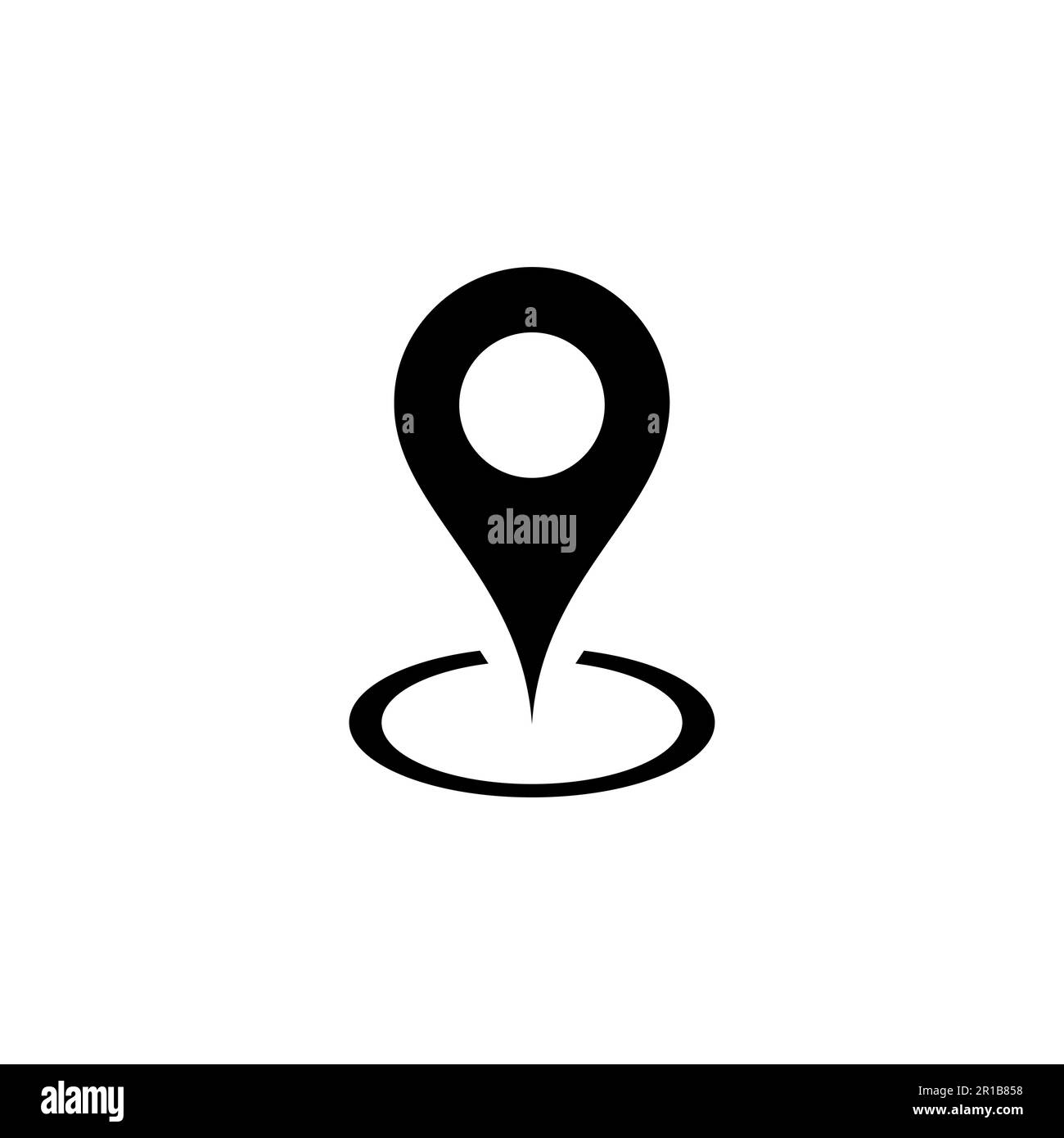 Pin icon vector. Location icon vector. destination icon. map pin Stock ...