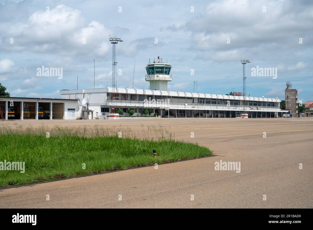 Nampula, Mozambique. Airport terminal of Nampula International Airport (FQNP / APL) in Mozambique. Stock Photo