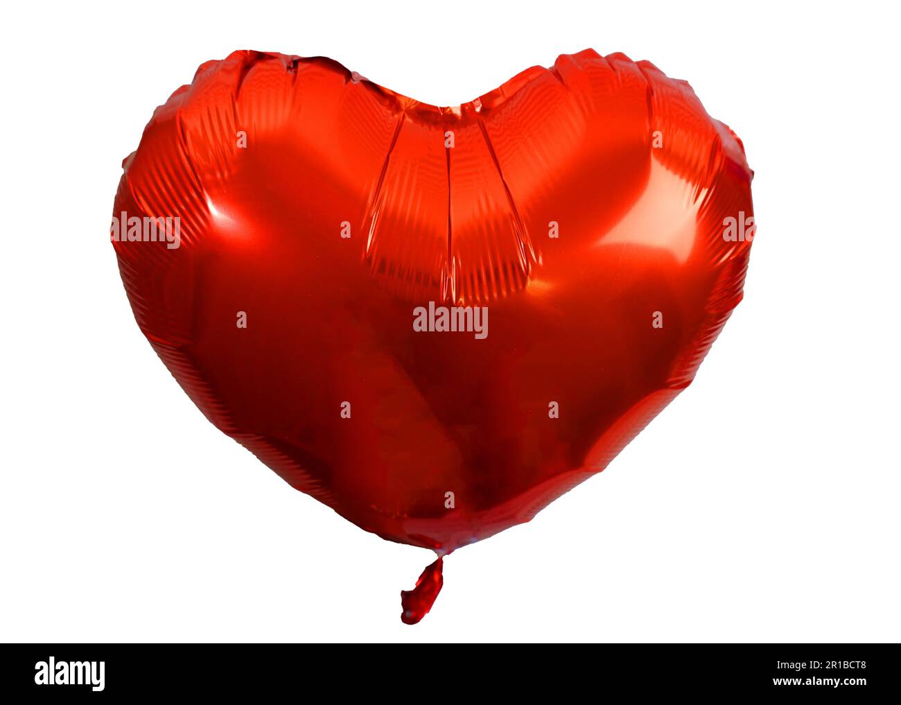 heart shaped balloon isolated on white background Stock Photo - Alamy