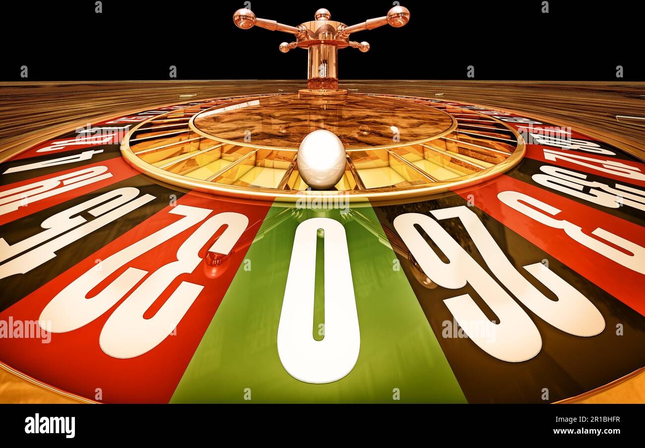 high resolution 3D rendering of a roulette Stock Photo - Alamy