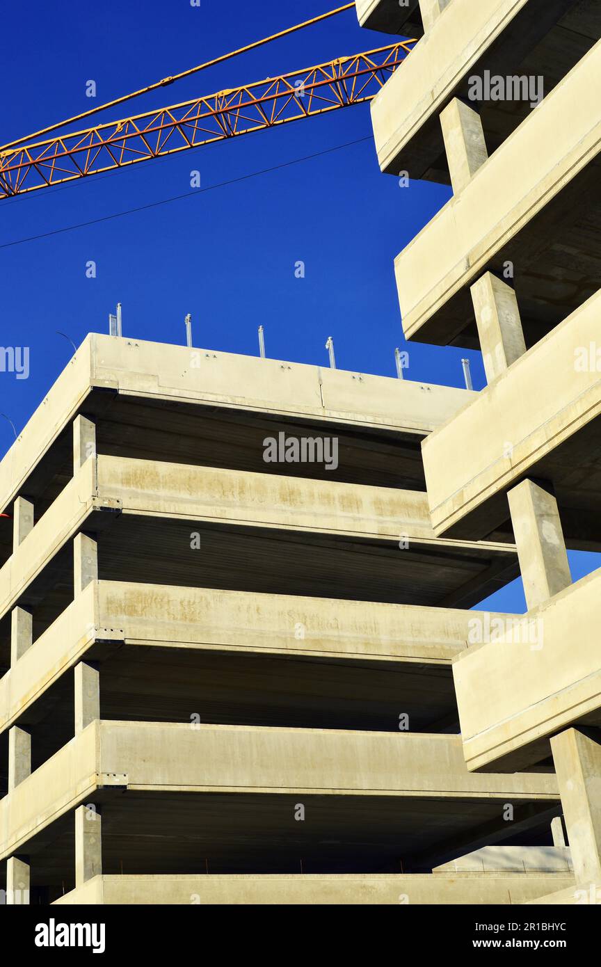 Construction of modern urban commercial architecture Stock Photo - Alamy