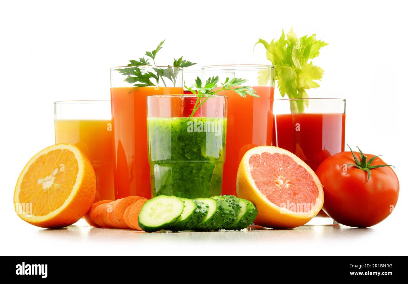 Fresh juices with fruits and vegetables, Fresh juices with …