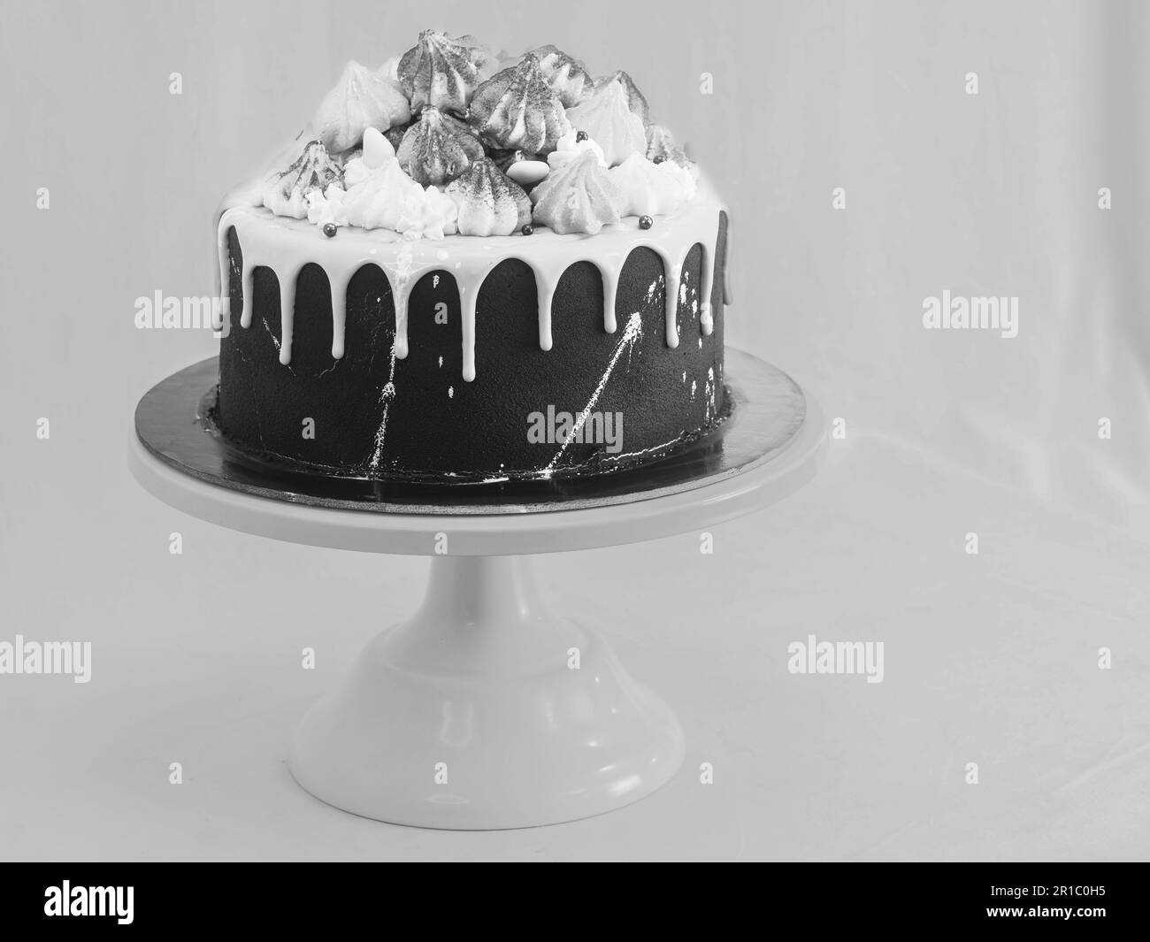 Cakes dripping Black and White Stock Photos &amp; Images - Alamy