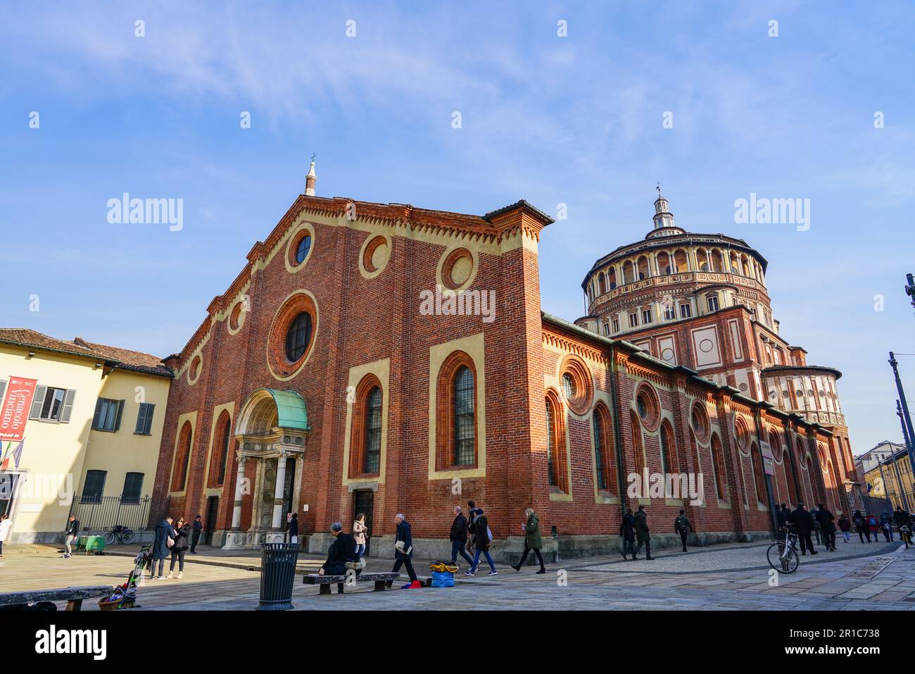 Santa Maria delle Grazie, Milan Stock Photo
