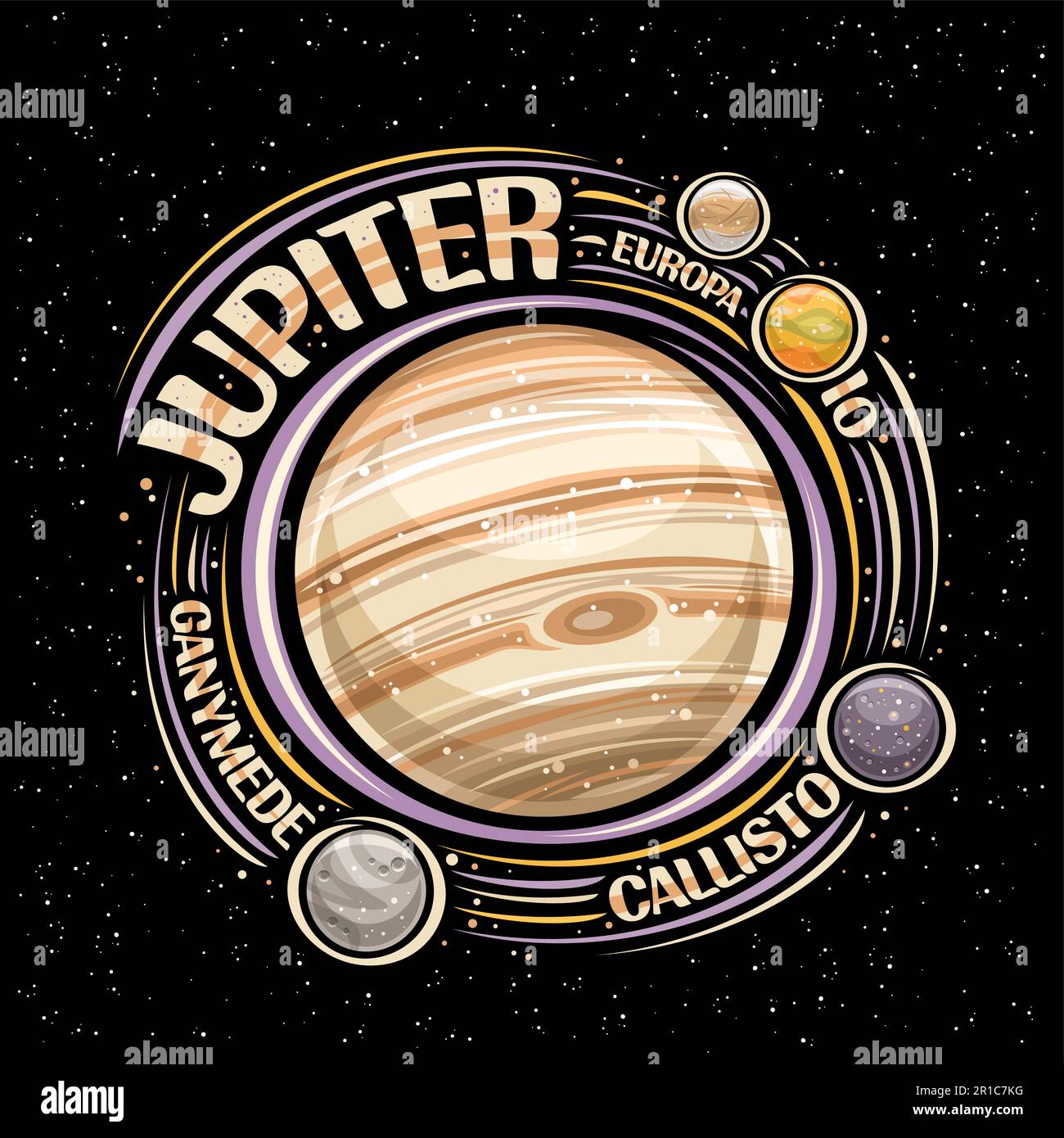 Giant ganymede Stock Vector Images Alamy