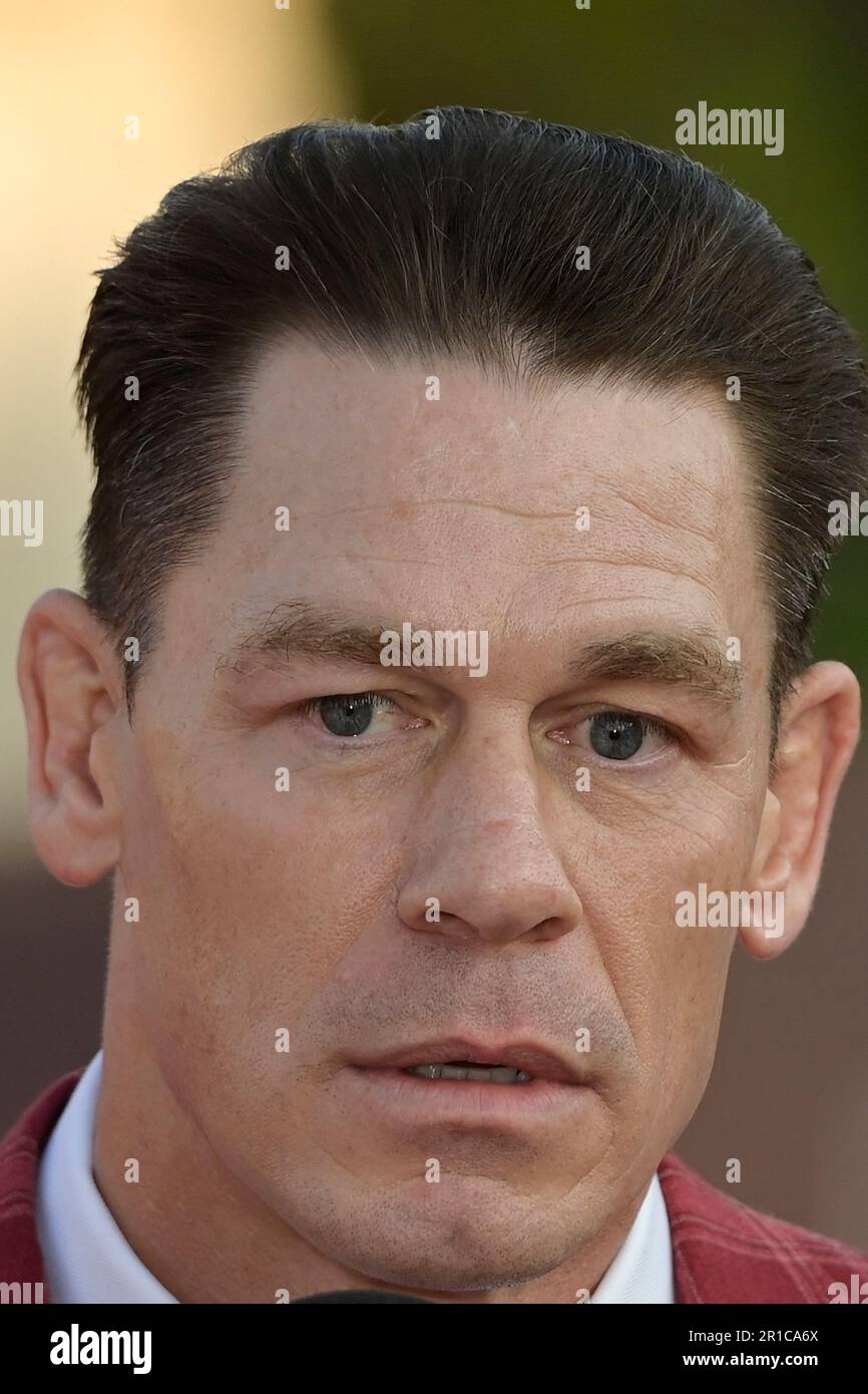 Rome, Italy. 12th May, 2023. John Cena attends at the red carpet of the  premiere of movie \, image size:866x1390