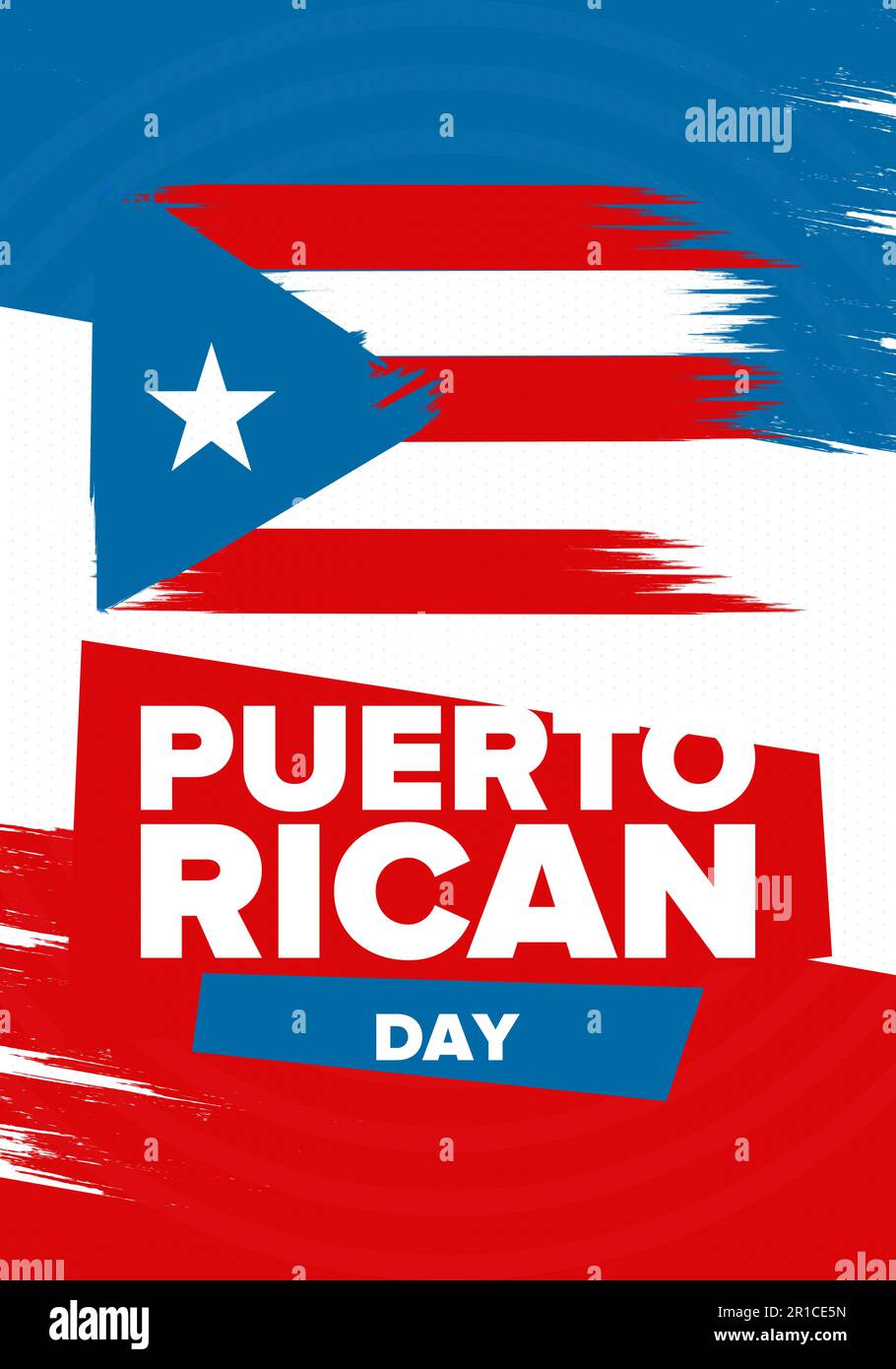 Puerto Rican Day. National happy holiday. Festival and parade in honor