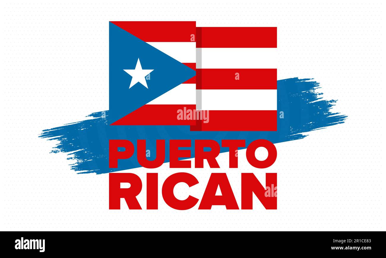 Puerto Rican Day. National happy holiday. Festival and parade in honor ...