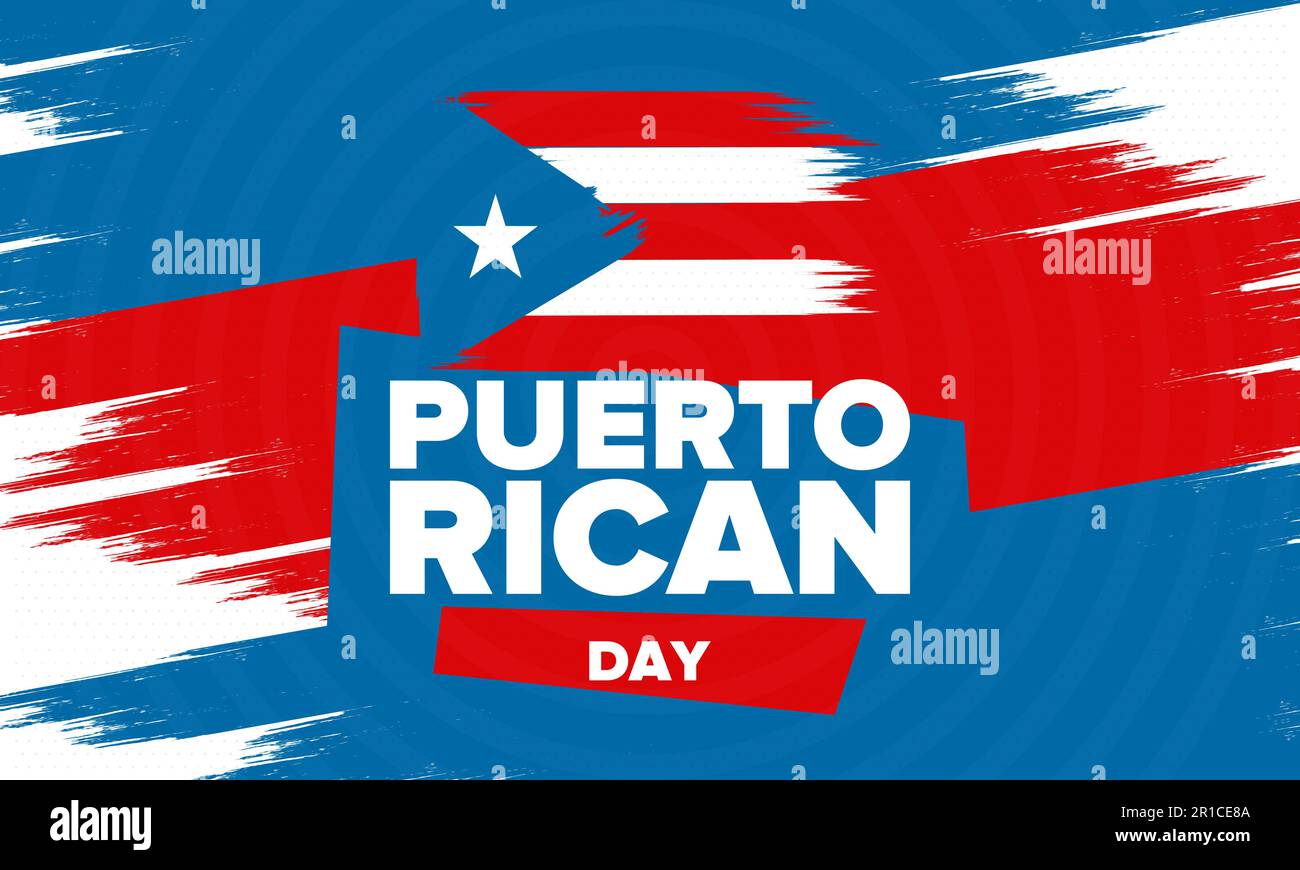 Puerto Rican Day. National happy holiday. Festival and parade in honor