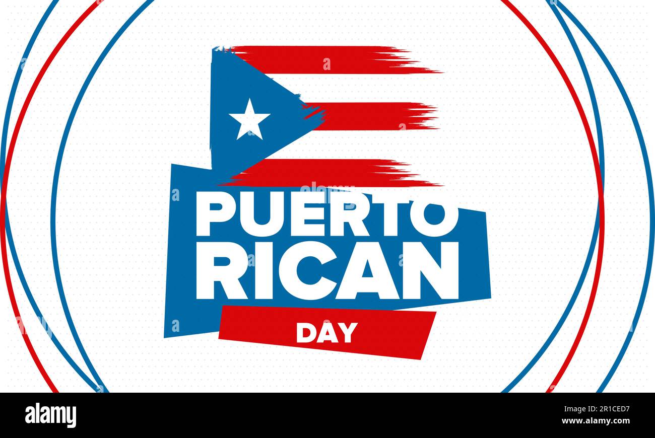 Puerto Rican Day. National happy holiday. Festival and parade in honor